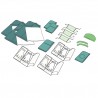 Set chirurgical steril 20 componente Bastos Viegas