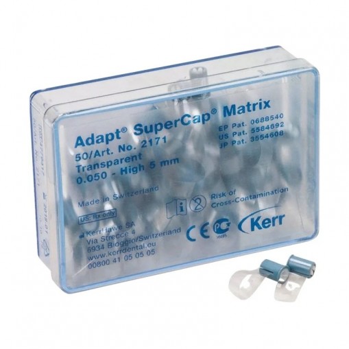 Matrici poliester Supercap 0.050/5mm pentru Supermat 50 bucati Kerr