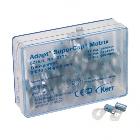 Matrici poliester Supercap 0.050/5mm pentru Supermat 50 bucati Kerr