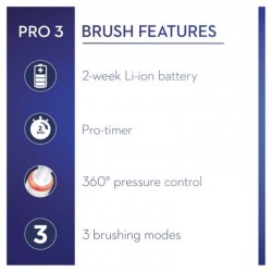 Periuta de dinti electrica Oral-B Pro 3 3500 Alba + Travel case