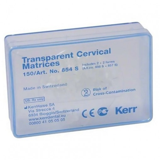 Matrici cervicale transparente 150 bucati Kerr