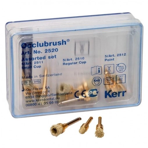 Perie pentru lustruire Occlubrush set asortat Kerr