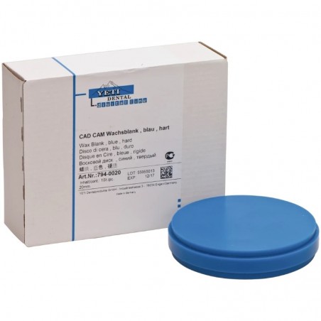 Disc ceara CAD/CAM albastru 98.5 x 20mm Yeti