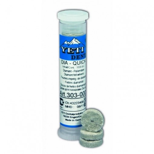 Dia Quick Diamond Felt Wheels 10bucati/set Yeti