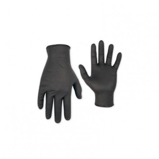 Manusi examinare nitril Black marimea XL