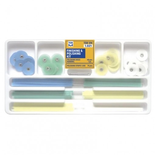 Set finisare si lustruire 48 discuri + mandrina + 75 benzi TorVM