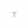 Perie lustru alba montata Soft 14mm Song Young