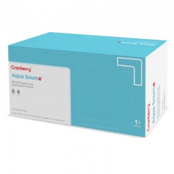 Manusi examinare Aqua Source cu Lanolina si Vitamina E marimea M, Cranberry