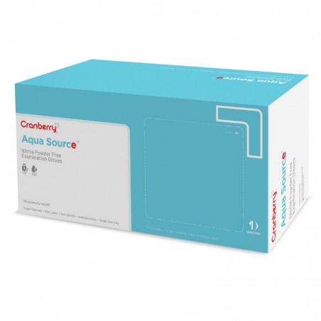 Manusi examinare Aqua Source cu Lanolina si Vitamina E marimea XS Cranberry