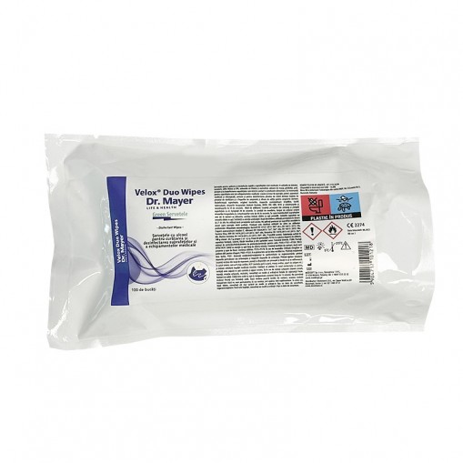 Rezerva servetele dezinfectante Green 100 bucati Dr.Mayer