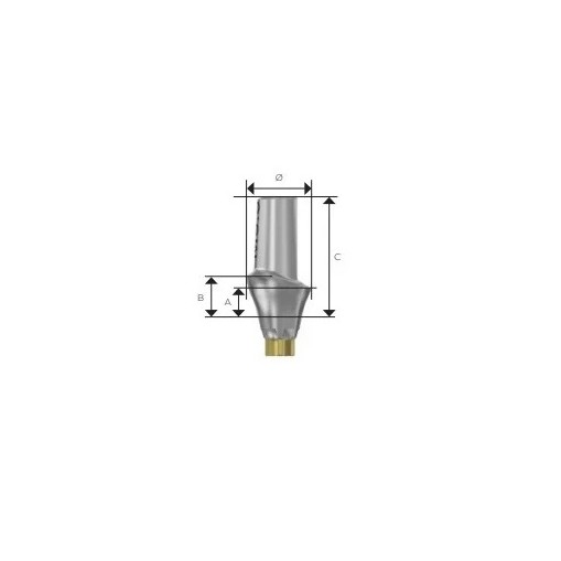 Bont angulat 15° cimentabil TiDesign EV D5.5 (M) PrimeTaper Dentsply
