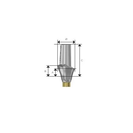 Bont angulat 15° cimentabil TiDesign EV D5.5 (M) PrimeTaper Dentsply