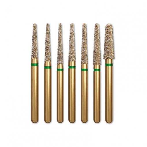 Freze diamantate grosiere G856 Round End Taper Coltene