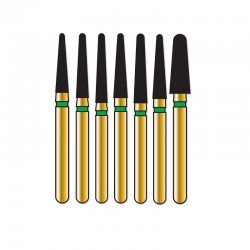 Freze diamantate grosiere G856 Round End Taper Coltene