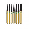 Freze diamantate grosiere G856 Round End Taper Coltene