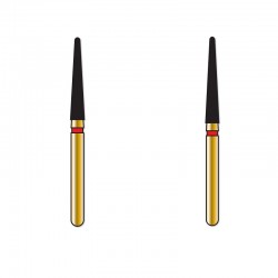 Freze diamantate fine G856L Round End Taper Long Coltene