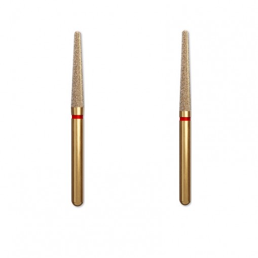 Freze diamantate fine G856L Round End Taper Long Coltene