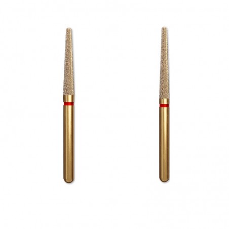 Freze diamantate fine G856L Round End Taper Long Coltene