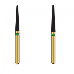 Freze diamantate grosiere G856L Round End Taper Long Coltene