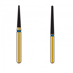 Freze diamantate standard G856XL Round End Taper Extra Long Coltene