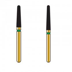 Freze diamantate grosiere G850 Round End Taper Coltene