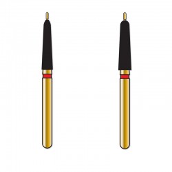 Freze diamantate fine G878KP Tapered Torpedo with Pin Coltene