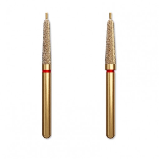 Freze diamantate fine G878KP Tapered Torpedo with Pin Coltene