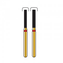 Freze diamantate fine G837R Rounded Edge Cylinder Coltene