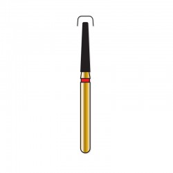 Freze diamantate fine G847R Rounded Edge Taper diametru ISO 016 Coltene