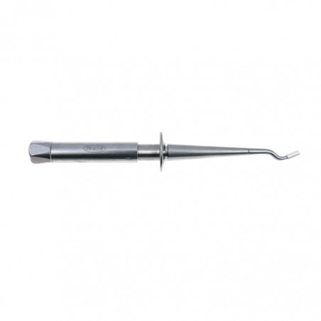 Instrument inox pentru inele cu varful curbat Leone