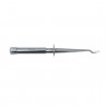 Instrument inox pentru inele cu varful curbat Leone
