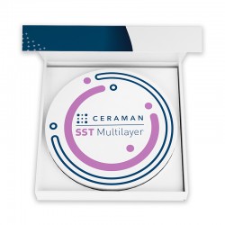 Disc zirconiu multi SSTML 98 x 14mm Ceraman