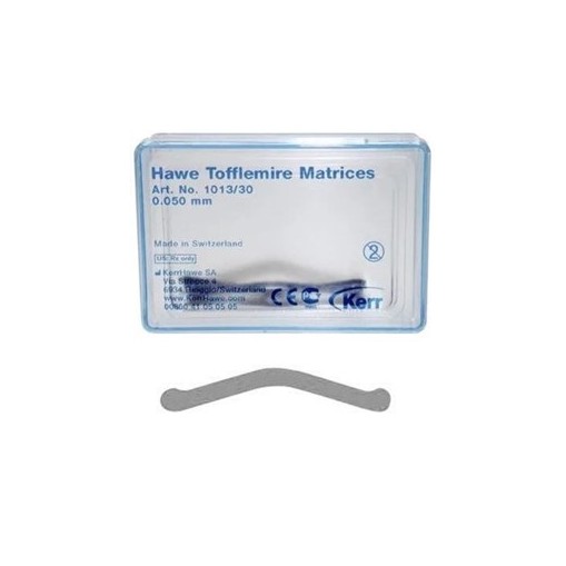 Matrici metalice Hawe Tofflemire 1013 30bucati Kerr