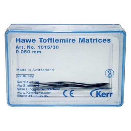Matrici metalice Hawe Tofflemire 1015 30bucati Kerr