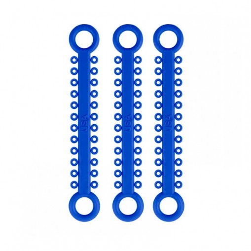 Ligaturi Elastice Colorate ElastoMAX Solo Set 46 Stickuri blue Falcon