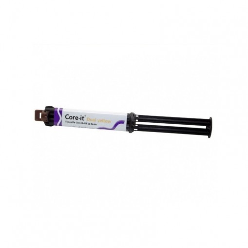 Material compozit galben Core It Dual seringa 10g Spident
