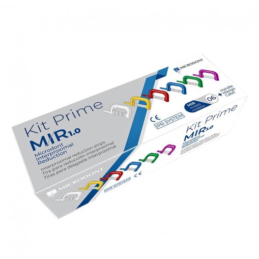 Kit 6 benzi abrazive interdentare cu 1 maner MIR Microdont
