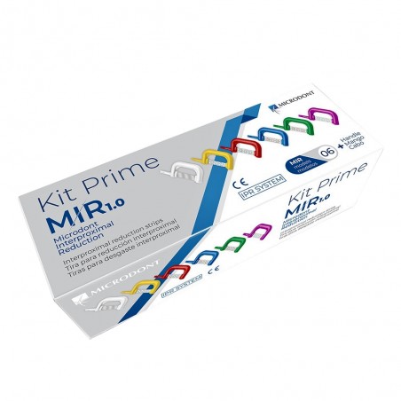 Kit 6 benzi abrazive interdentare cu 1 maner MIR Microdont