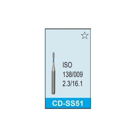 Freza diamantata standard CD-SS51 albastru ISO138/009 Mani