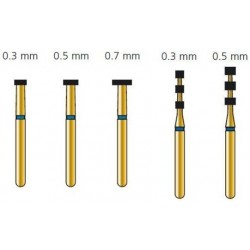 Cutie 5 Freze Diamantate Marker De Adancime Diatech