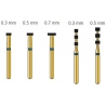 Cutie 5 Freze Diamantate Marker De Adancime Diatech