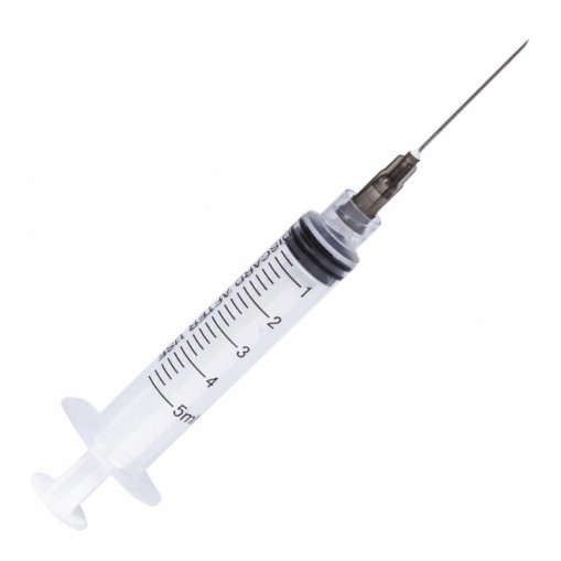 Seringa 3P 5ml ac 22G luer lock Surgi Dent 100 bucati