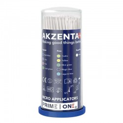 Micro aplicatoare super fine albe 100 bucati Akzenta