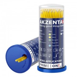 Micro aplicatoare fine galbene 100 bucati Akzenta