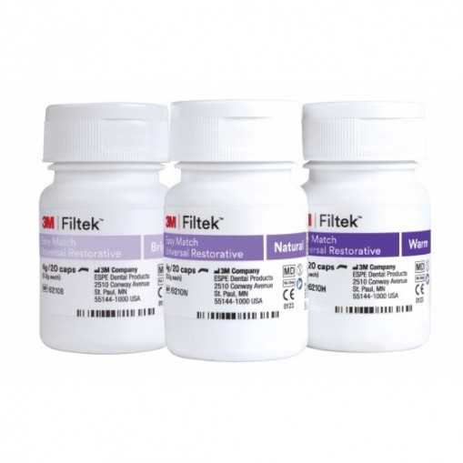 3M Filtek Easy Match Universal Restorative Intro Kit Capsule 60 x 0.2g Solventum