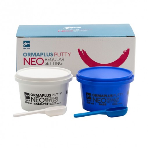 Ormaplus Neo Putty Regular Setting 300ml + 300ml Major Dental