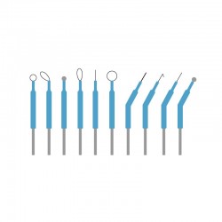 Set electrozi asortati pentru electrocauter 5cm 10 bucati