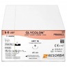 Fir sutura PGA Glycolon 3/0 DS18 cu ac de 18mm ⅜ sectiune triunghiulara Resorba