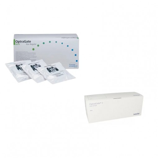 Pachet promo 4x Optragate 3D Regular Refill 80 bucati + OptraGate 2 Small Refill 80 bucati Ivoclar