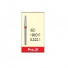Freza diamantata fina PRO-2F rosu ISO 198/018 Mani